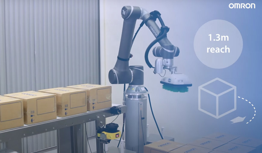OMRON LAUNCHES COBOT PALLETIZING SOLUTION
